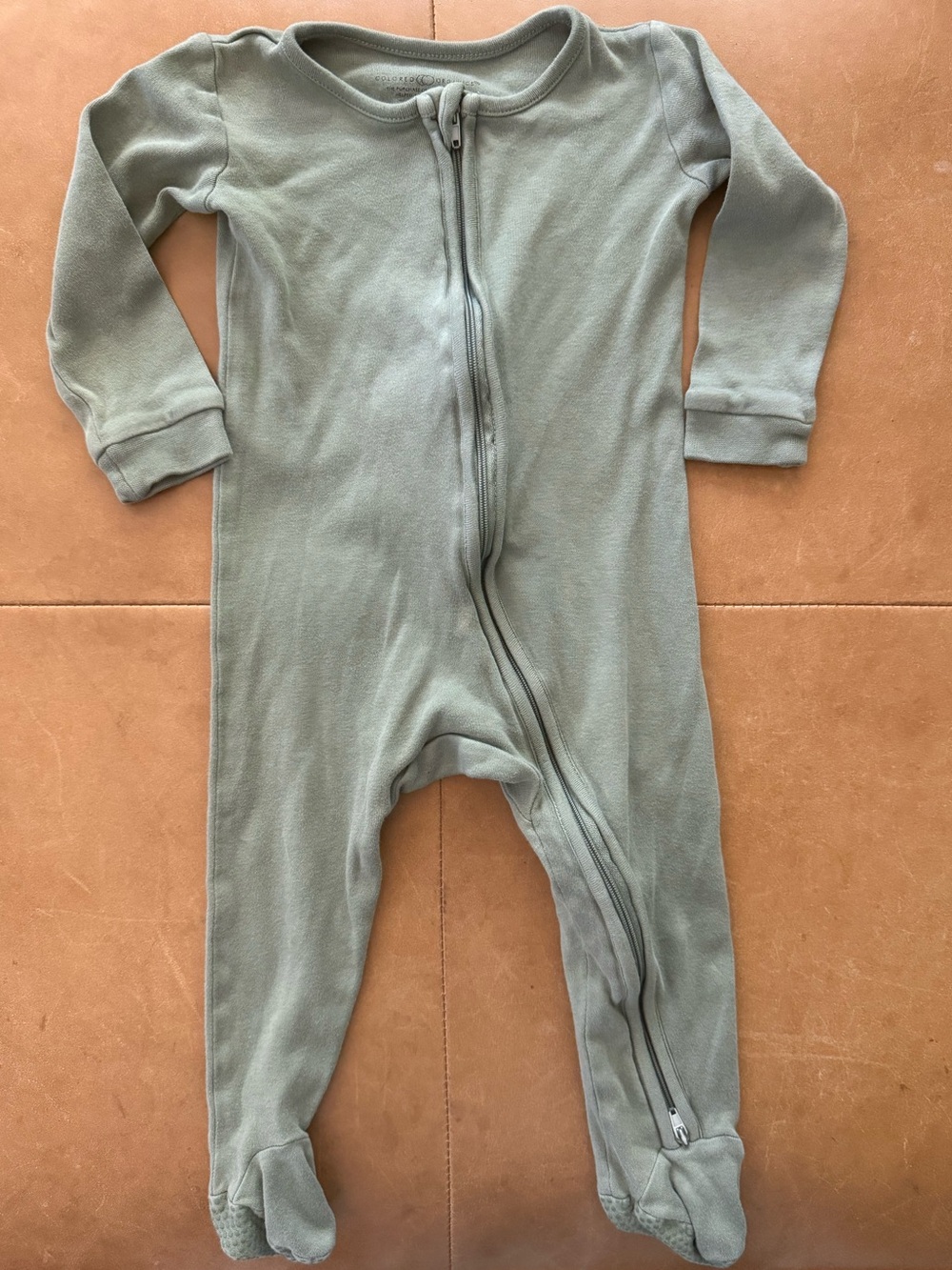 Colored Organics Organic Cotton Footie 6-12M
